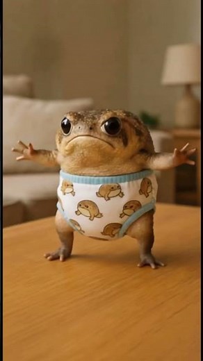 Frog Diaper Dance #カエルダンス #かえる #蛙 #frogdance #frog