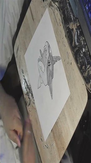 Drawing Carvanha & Sharpedo. #art #drawing #pokemon