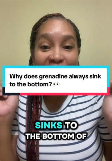 Why does grenadine always sink to the bottom? 👀 It’s all about density. Grenadine is heavier than most mixers, so it creates that gorgeous layered effect. Bartender hack: Pour it slowly over a spoon for that flawless finish. Should I break down more cocktail science in this series? Comment YES if you’re into it! 🍹🔬 #CocktailTips #GrenadineLayer #Mixology #30DaysOfCocktails #CocktailsWithCranberry #HomeBartender