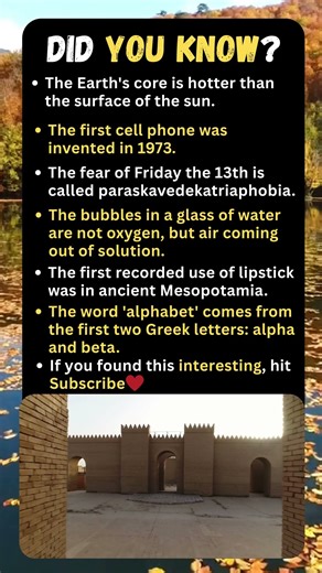 💄 Lipstick in Mesopotamia & Alphabet Origins — Mind-Blowing Historical Facts!