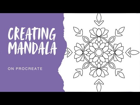 Creating Mandala on Procreate