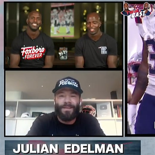 27K views · 821 reactions | Julian Edelman loved Bill Belichick's history lessons  : The McCourty TwinCast on Patriots.com. | New England Patriots | Facebook