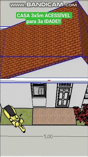 CASA 3x5m PERFEITA pra IDOSOS 🏡👵