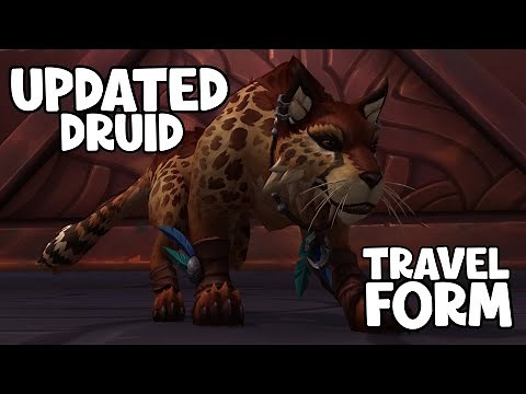 WoW Shadowlands 9.2 - Updated Druid Travel Form | Mark Of The Cheetah