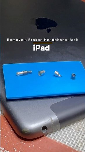 Remove a broken headphone jack