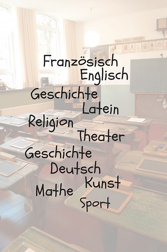 What subjects do German school children learn? - Angelika's German Tuition & Translation