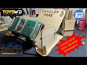 The Ultimate Tool for Mini RC Crawler Setup! The Crawler Park Set-up system table for 1/24 & 1/18