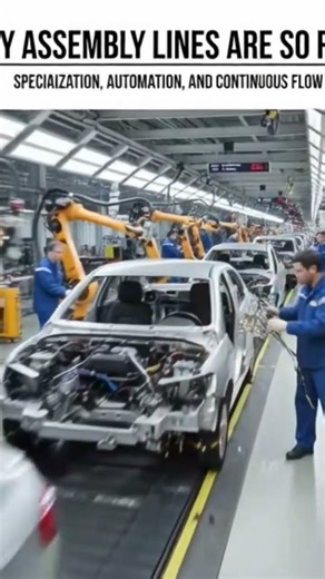 Why Modern Assembly Lines Are So Fast | Automation, Robotics & Mass Production Explained
