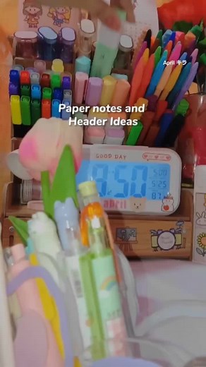 Green Papernotes & Header Ideas