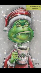 45K views · 408 reactions | Who likes Grinch? 殺☃️❄️ | Christmas & Art All Year Round | Facebook