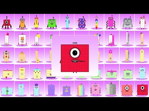 Sprunki OC Numberblocks mix Retro 1 to 1000 - Incredibox Compilation ‪@phobiablocksstudio‬