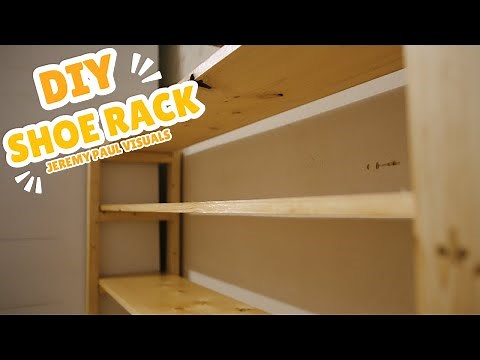 DIY Shoe Rack for Garage | Easy and Affordable Organization Idea