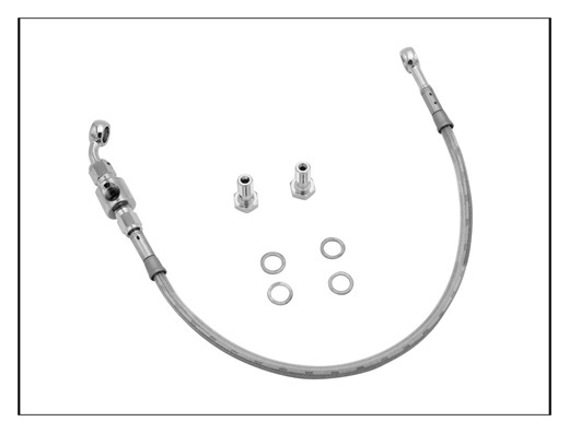 Goodridge OEM-Style DOT Rear Brake Line Kit For Harley Dyna 1991-2005