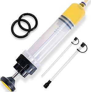 Automotive Fluid Extractor, Oil Extractor Pump, Upgrade Manual Extraction and Filling Pump, Oil Change Syringe, Suction Vacuum Fuel Car Transfer (200CC)