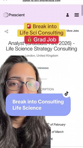 Break into Life Science Consulting: Graduate Opportunities