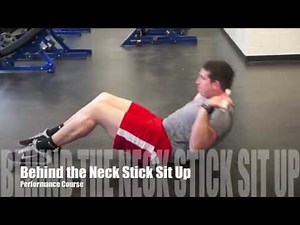 Behind The Neck Stick Sit Up