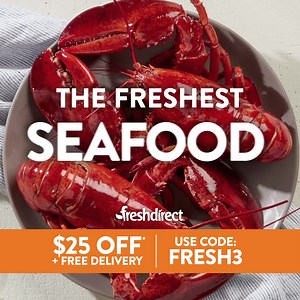 Score free delivery and save $25 with code FRESH3 on orders $99 . Get new savings each week on the freshest groceries online. | FreshDirect