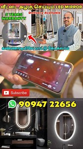 6.4K views · 16 reactions | வீட்டை அழகு செய்யும் LED MIRROR நேரடி...