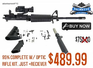 PSA 16" M4 Carbine 5.56 Freedom Rifle Kit w/ Vortex Strikefire II Optic $489.99