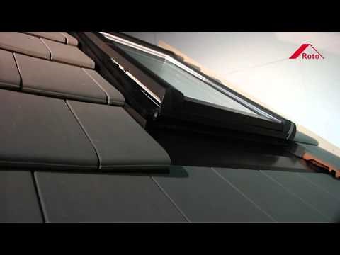 Roto top-third pivot roof window WDF R7 ‒ functions.