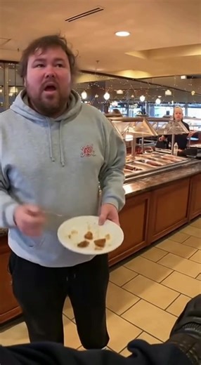 16K views · 426 reactions | staff say the man arrived when the buffet...