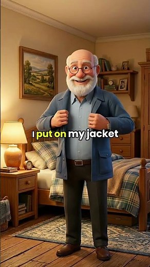 "Put on" mean to wear something!