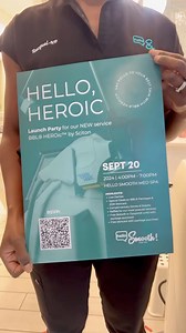 LAUNCH PARTY THIS FRIDAY! 拾 Join us at our Hello HEROic Launch Party this Friday, September 20th from 4pm-7pm, and discover the revolutionary skin benefits of BBL® HEROic™! Learn more & RSVP: https://docs.google.com/forms/d/e/1FAIpQLSeOCKRNXSC7zDw8grDWkYcxGhYBj4AVa9sZlt4RA4ahEpU_gQ/viewform?usp=sf_link #bblheroic #helloheroic #scitonbbl #broadbandlight | Hello Smooth | Facebook