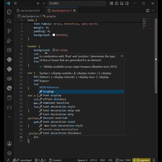 can i become a web + ai developer in 75 days day 7B #coding #ai #python#shorts #100daysofcode