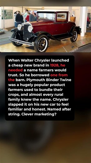Plymouth the Car Was Named After a Ball of Farm Twine #shorts #plymouth #history