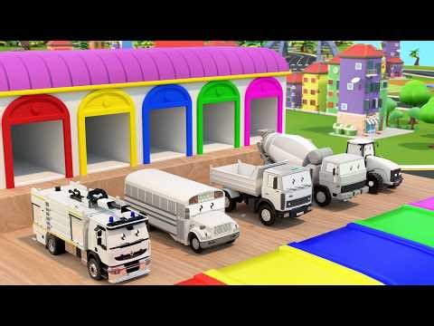 Finger Family - Popular Children's Songs - Cars Cartoon for Kids - Baby Nursery rhymes