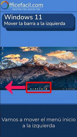 Mover menú inicio a la izquierda Windows 11