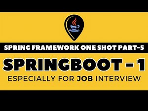 SPRING FRAMEWORK IN ONE SHOT PART-5 IN HINDI | SPRING BOOT IN HINDI PART-1