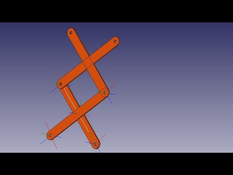 FreeCAD Assembly 4 scissor lift