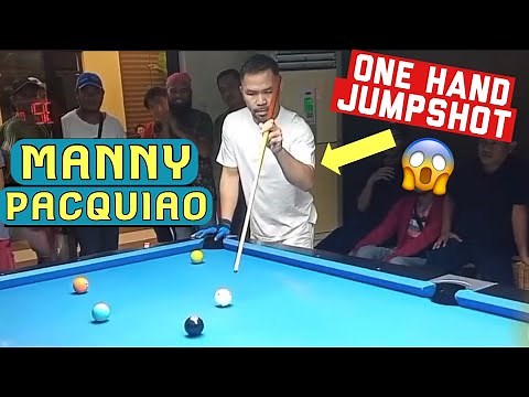 MANNY PACQUIAO'S 8 BEST JUMP-SHOTS IN BILLIARDS