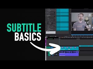 Avid Crash Course: How to create Subtitles (SubCap) - Avid Media Composer Tutorial