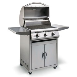 BLAZE 3-Burner 25'' Grill with Cart (BLZ-3BCMCARTPKG)