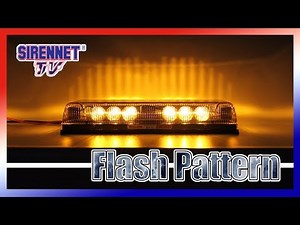 Flash Pattern: Whelen Responder LP CON3 Super-LED Mini Lightbar