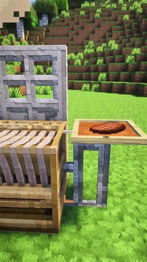 Minecraft Barbecue Grill🥩 #minecraft