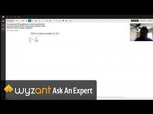This video explains how to solve for the number of problems using a proportion.