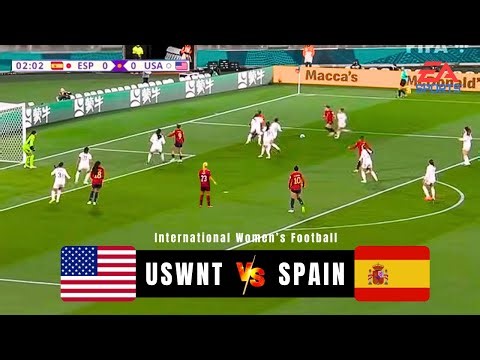 October 27, 2025 | USWNT vs Spain – The Ultimate Women’s Football gameplay | FIFA23 [Ultra HD]