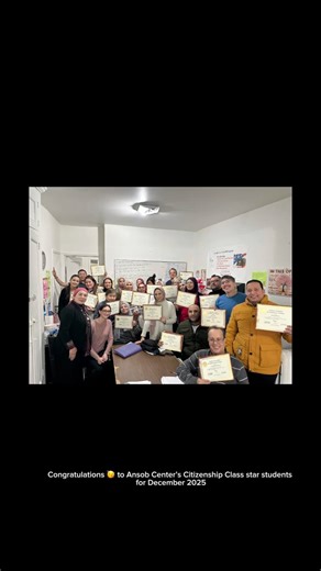  Congratulations to Our Citizenship Class Graduates!  At Ansob...