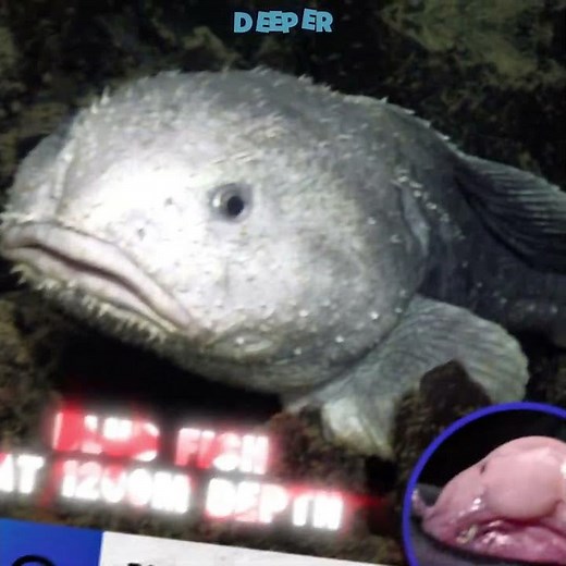 Blob Fish edit but 1200 meters deep #blobfish