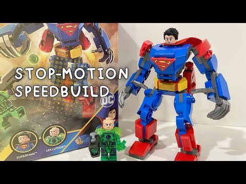2025 LEGO® Superman Mech vs. Lex Luthor (76302) Stop-Motion Speedbuild