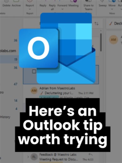 A tiny Outlook trick that can save you time#microsoftoutlooktutorial #microsoftoutlook #outlook #outlooktips #fypシ゚viral #learnontiktok #tutorial