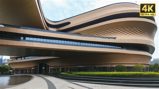 Futuristic Office Buildings in China in 4K