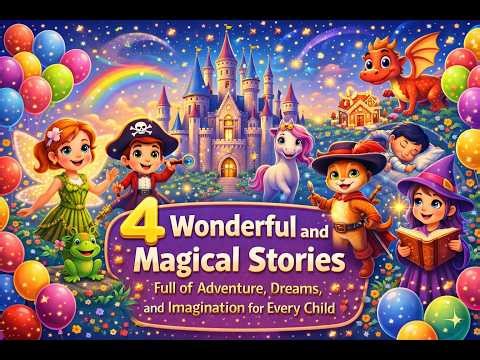 4 Wonderful Stories Full of Adventure, Dreams, and Imagination for Every Child ✨ Part 2