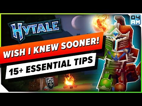 Hytale +15 THINGS I WISH I Knew Sooner! Essential Tips & Tricks