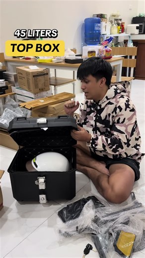 45 Liters Top Box Accessories for Motorcycles