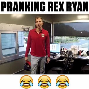 Rex Ryan is just trying to get to work, man. | ESPN