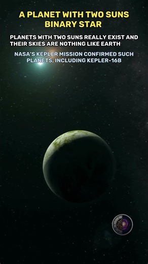 Planets with two suns really exist #shorts